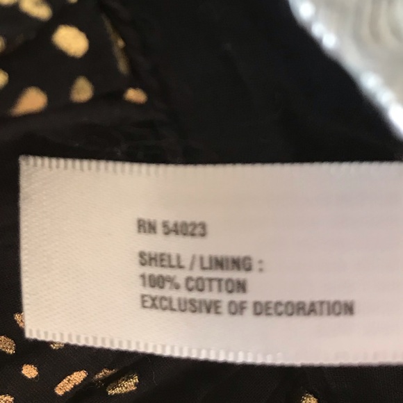 Gap Kids size 8 regular black skirt gold pattern hidden inner elastic adjustors - Picture 3 of 8